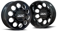 DDC THE HOLE SERIES DUALLY WHEELS " BLACK / MILLED"  20x8.25