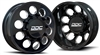 DDC THE HOLE SERIES DUALLY WHEELS " BLACK / MILLED"  22x8.25