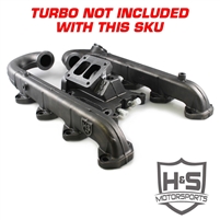 H&S 122007-N 2011-2016 Ford 6.7L Turbo Kit W/O Turbo (Divided)