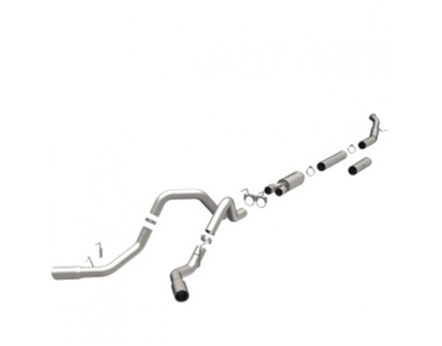 Magnaflow XL DUAL Exhaust System Turbo-Back 5" SS tubing