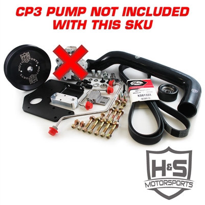 H&S 451004 2004.5-2007 Cummins 5.9L Dual High Pressure Fuel Kit W/O CP3