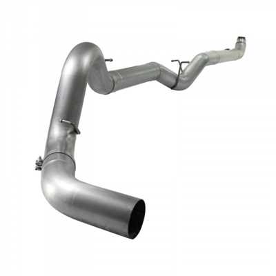 AFE 49-04033NM ATLAS 5" DOWNPIPE-BACK NO MUFFLER RACE EXHAUST SYSTEM 2007.5-2010 GM 6.6L DURAMAX LMM NO MUFFLER