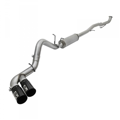 AFE 49-44092-B REBEL XD SERIES 4" DOWNPIPE-BACK RACE EXHAUST SYSTEM - BLACK