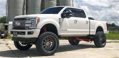 McGaughy's  6" Premium Black Stainless Steel Lift Kit Phase 2 for 2017-2022 Ford F-350 (4WD)