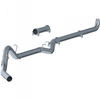 P1 C6004PLM 2007-2010 Duramax 4" PLM SERIES DOWNPIPE-BACK COMPETITION EXHAUST