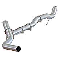 P1 C6044PLM 2011-2015 Duramax 4" PLM SERIES DOWNPIPE-BACK COMPETITION EXHAUST SYSTEM