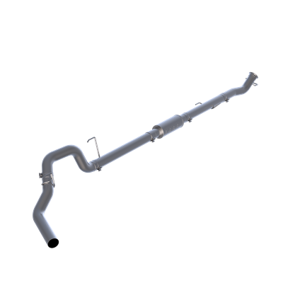 P1 Race Parts C6149P 4" P Series 2019- 2022 Ram Turbo Back Race Exhaust System, No Bungs, with Muffler