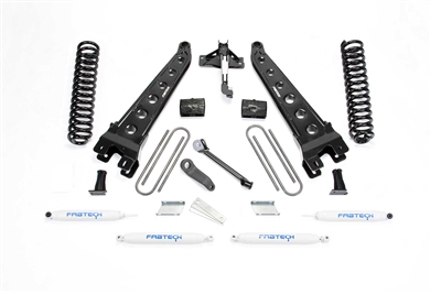 FABTECH 4" RADIUS ARM SYSTEM W/ PERFORMANCE SHOCKS - K2215