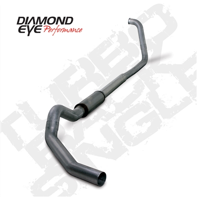 DIAMOND EYE 2003-2007 6.0L 5" STAINLESS W/ MUFFLER TURBO BACK SINGLE