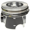 Mahle Piston Assemblies (All 8 Cylinders, With Rings), â€™08-â€™10 Ford IH Wide Bowl 6.4L PowerStroke Diesel Engine.