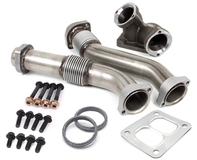 DIESELSITE FORD 7.3L 94-97 OBS BELLOWED UP-PIPE KIT