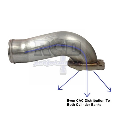 RCD Stainless Steel Intake Elbow