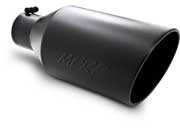 MBRP T5128BLK Universal 4-8" Rolled End