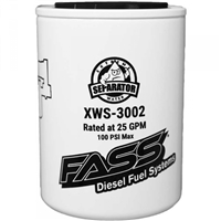 FASS XWS3002 EXTREME WATER SEPARATOR FOR FASS TITANIUM / SIGNATURE SERIES PUMPS (REQUIRES FASS PF-3001 - SEE NOTES)