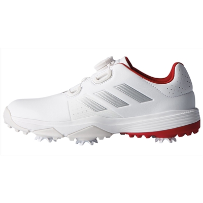 Adidas Junior Adipower BOA Cloud White/Silver Metallic/Scarlet