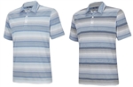 Adidas Men's ClimaLite Heathered Ombre Stripe Polo 2 Pack - Medium