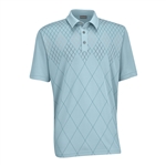 Ashworth EZ-TEC2 Performance Double Knit Front Panel Polo Seaglass