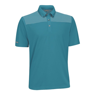 Ashworth Performance EZ-SOF Cut and Sew Polo Enamel Blue