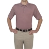 Ashworth EZ-TEC2 Performance Microstripe Polo Burgundy Red/Pebble