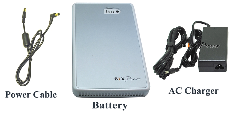 12V High Capacity (100 Watt-hour) Battery Pack Power Bank with 5V