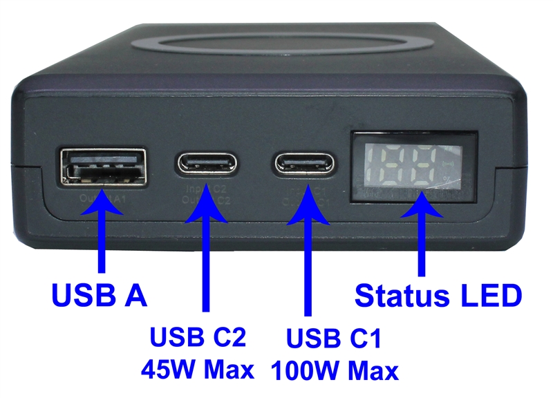 Pocket-Size High Capacity ( 74 Wh ) External Battery for Microsoft