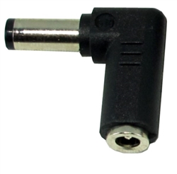 DC Power Connector Plug Tip - 5.5 x 2.1mm Male Plug with Center Pin to 4.0 x 1.7mm Female Jack