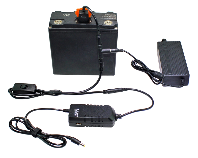 Super Capacity Battery Pack with 16V Regulated Output Voltage