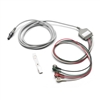 Welch Allyn 008-0879-00, ECG CABLE,5 ATTACHED LEAD,SNAP,AAMI,10'