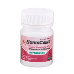 Beutlich LP Pharmaceuticals 0283-0293-31, BEUTLICH HURRICAINE TOPICAL ANESTHETIC Topical Anesthetic Gel, 1 oz Jar, Watermelon, EA