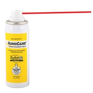 Beutlich LP Pharmaceuticals 0283-0679-02, BEUTLICH HURRICAINE TOPICAL ANESTHETIC Topical Anesthetic Spray, 2 oz Can, Wild Cherry (Item is considered HAZMAT and cannot ship via Air), EA