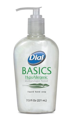 Dial Corporation 06028, DIAL BASICS LIQUID & FOAM SOAP Liquid Soap, 7.5 oz 12/cs, CS