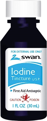 Cumberland Swan/Vi-Jon 1000000098, CUMBERLAND SWAN FIRST AIDS Iodine Tincture, 1 oz, 72/cs (08810), CS
