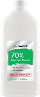 Cumberland Swan/Vi-Jon 1000032409, CUMBERLAND SWAN ALCOHOL Wintergreen Isopropyl Rubbing Alcohol, 70% IPA, 16 oz, 12/cs (132 cs/plt) (84543) (Item is considered HAZMAT and cannot ship via Air), CS