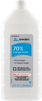 Cumberland Swan/Vi-Jon 1000033181, CUMBERLAND SWAN ALCOHOL Isopropyl Rubbing Alcohol, 70% ISO, 32 oz, 12/cs (81045), CS