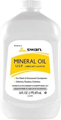 Cumberland Swan/Vi-Jon 1000042665, CUMBERLAND SWAN MINERAL OIL Mineral Oil USP, 16 oz, 12/cs (83143), CS, formerly 1000001835