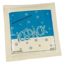 ColdStar International, Inc. 10407, COLDSTAR INSTANT NONINSULATED COLD PACK Cold Pack, Instant, Non-Insulated, 5" x 5 1/2", First Aid Kit Size, Disposable, 80/cs (75 cs/plt), CS