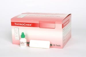 Cliawaived, Inc. 120-A, CLIAWAIVED THYROCHECK Thyroid (TSH) Hormone Testing Kits, CLIA Waived, 20 tst/kt (Perishable Product; Must be Refrigerated; Non-Returnable, KT