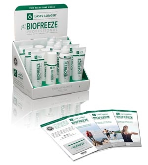 Hygenic/Performance Health 13439, HYGENIC/PERFORMANCE HEALTH BIOFREEZE PROFESSIONAL TOPICAL PAIN RELIEVER Biofreeze Professional Starter Kit, Contains: (6) BF Pro Gel, (3) BF Pro Roll-On, (3) BF Pro 360 Spray (100 kt/plt) (Cannot be sold to retail outlets