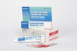 Sandoz 15408, SANDOZ/FOUGERA HYDROCORTISONE Hydrocortisone Cream, USP 1%, 1.5g Foilpac, 48/bx, BX