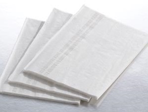 Graham Medical 160, GRAHAM MEDICAL DISPOSABLE TOWELS Tissue-Edge Embossed Towel, 13 1/2" x 18", White, 3-Ply, 500/cs, CS