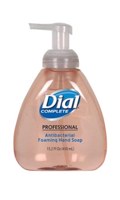 Dial Corporation 1700098606, DIAL COMPLETE FOAMING HAND SOAP Hand Soap, Foaming, Tabletop Pump, Professional, 15.2 oz, 4/cs, CS