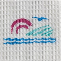Graham Medical 177, GRAHAM MEDICAL DISPOSABLE TOWELS Seascape Towel, 13 1/2" x 18", 3-Ply, 500/cs, CS
