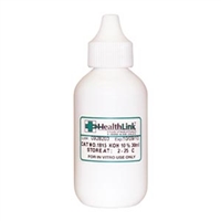 Healthlink-Clorox Holding LLC 1815, HEALTHLINK-CLOROX STAINS AND REAGENTS KOH 10%, Dropper Bottle, 30mL (Continental US Only) (Item is considered HAZMAT and cannot ship via Air or to AK, GU, HI, PR, VI), EA