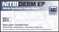 Innovative Healthcare Corp 182100, INNOVATIVE NITRIDERM EP NITRILE SYNTHETIC POWDER-FREE EXAM GLOVES Gloves, Exam, Small, Nitrile, Chemo, Non-Sterile, PF, Textured, 5.1 mil Finger Thickness, Blue, 100/bx, 10 bx/cs (70 cs/plt), CS