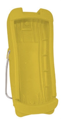 Yellow handheld protective boot for Radical products