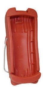 Red handheld protective boot for use with all Rad-5, Rad-5v, and Rad-57 products