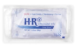 HR Pharmaceuticals 213ST, HR ULTRASOUND GEL HR Sterile Ultrasound Gel SafeWrap 1.25oz (36gm) OneShot (Sterile Field), 50/bx, BX