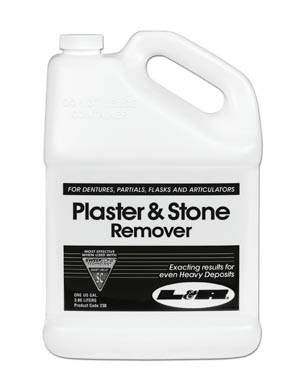 L&R Manufacturing Company 230, L&R PLASTER & STONE REMOVER Plaster & Stone Remover, Gallon Bottle, 4/cs, CS