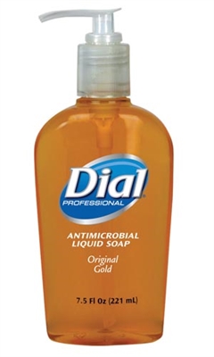 Dial Corporation 2340084014, DIAL GOLD LIQUID SOAP Liquid Soap, Decor Pump, 7.5 oz, 12/cs (150 cs/plt), CS