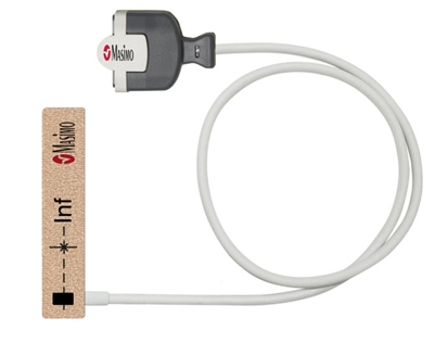 2512 Masimo, M-LNCS Inf, Infant SpO2 Adhesive Sensor, 18 in. Single Patient Use 20/Bx